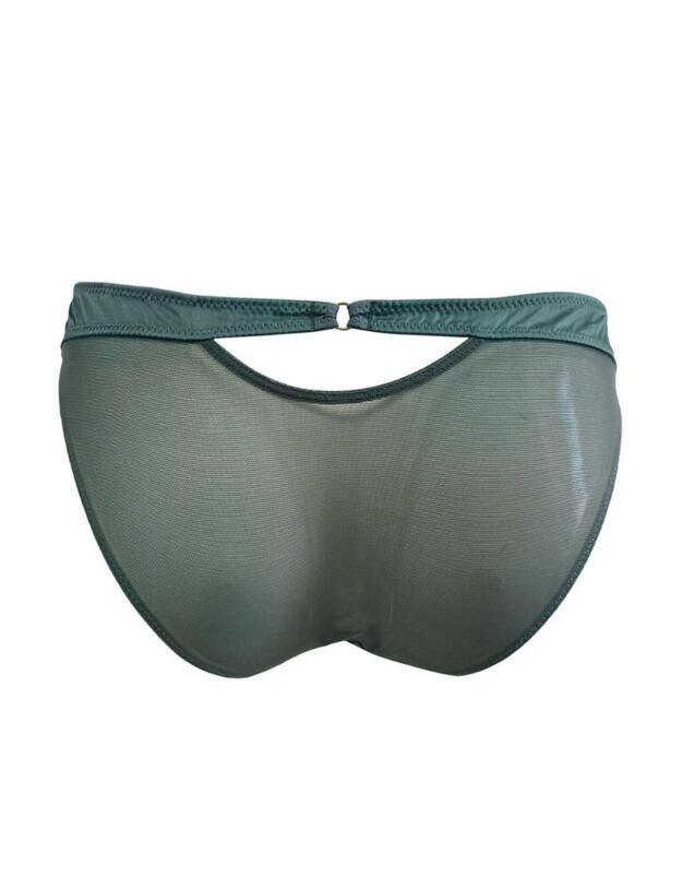18804 Pour Moi Satin Luxe Brazilian Brief - 18804 Forest