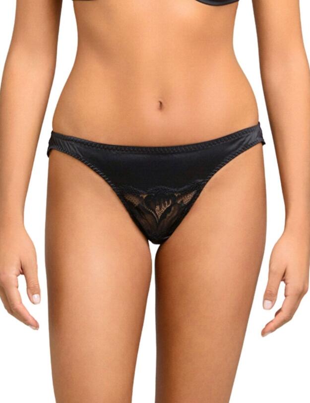 SNA-014-01 Coco de Mer Muse Serena Open Thong - SNA-014-01 Black