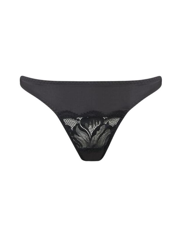 SNA-014-01 Coco de Mer Muse Serena Open Thong - SNA-014-01 Black