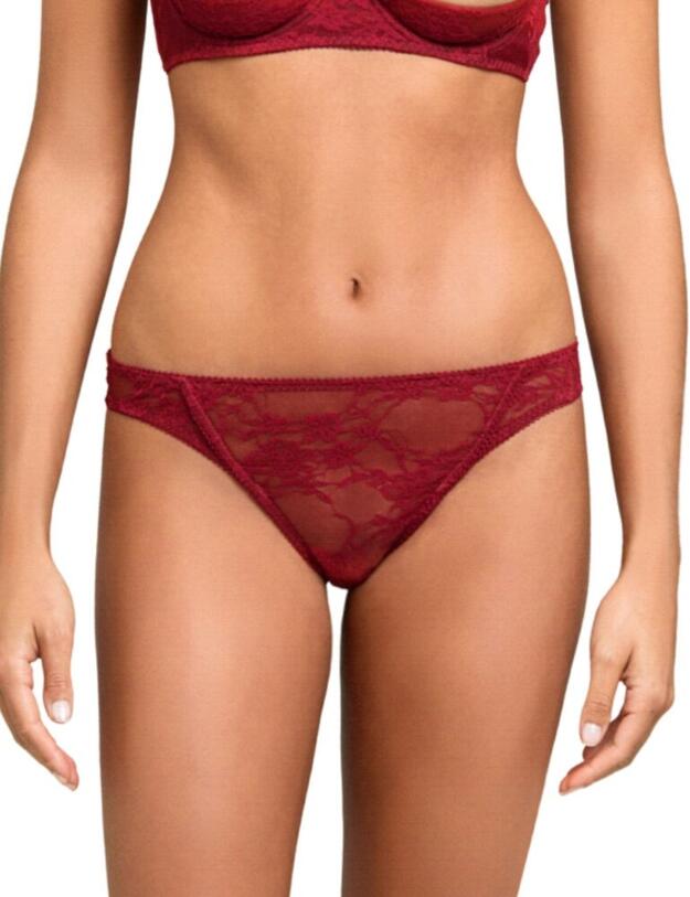 SIE-014-07 Coco de Mer Muse Sienna Open Knicker - SIE-014-07 Red