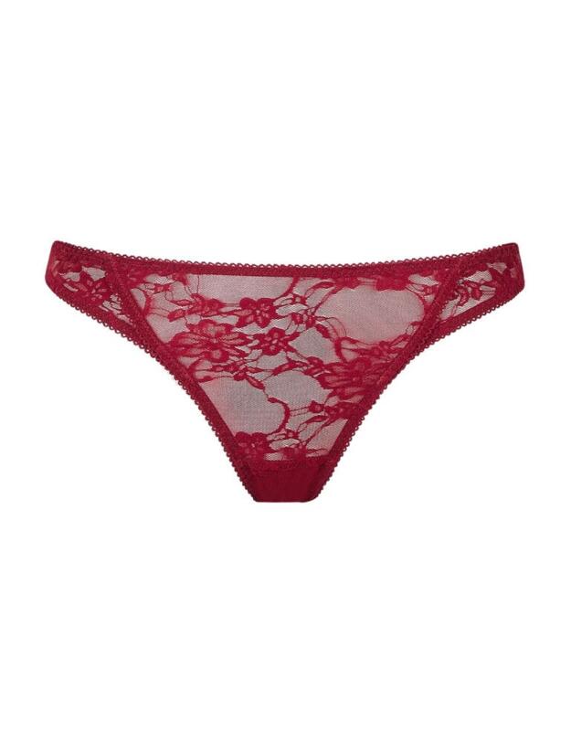 SIE-014-07 Coco de Mer Muse Sienna Open Knicker - SIE-014-07 Red