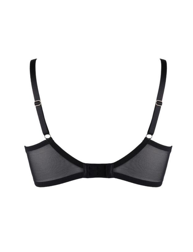 19700 Contradiction by Pour Moi Encore Sweetheart Demi Bra - 19700 Black