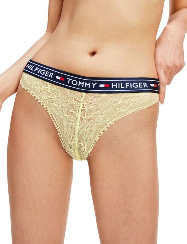 UW0UW02219 Tommy Hilfiger Thong - UW0UW02219 Elfin Yellow