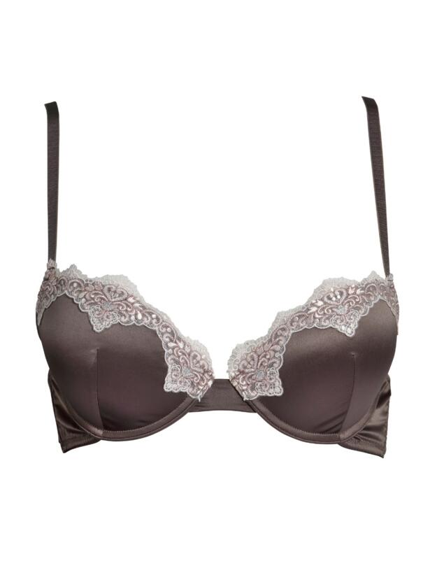TL0 Tallulah Love Opulent Lace Plunge Bra - TL061 Caramel