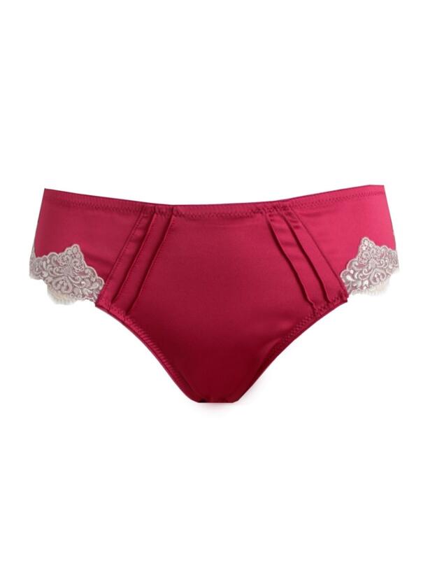 TL Tallulah Love Opulent Lace Brief - TL127 Berry Red