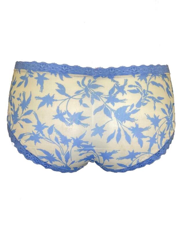 4414 Panache Fiesta Brief - 4414 Ivory/Cornflower