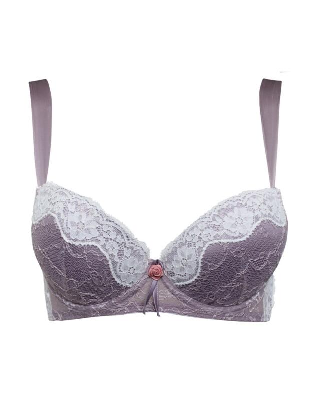 TL077 Tallulah Love Keepsake Padded Plunge Bra - TL077 Lavender