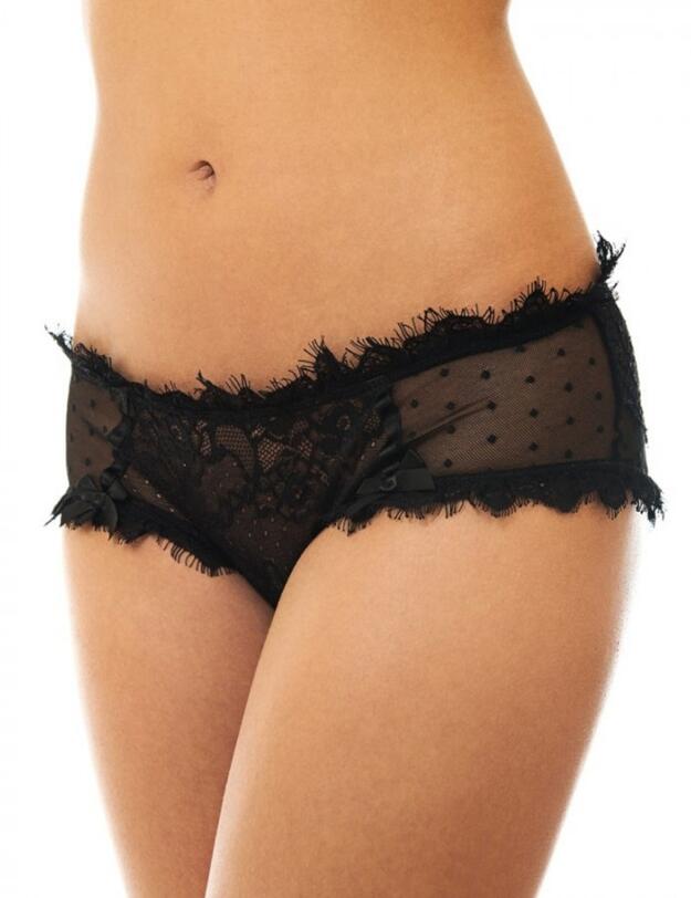 GS001 Tallulah Love Temptress Eye Mask & Brief Gift Set - GS001 Black
