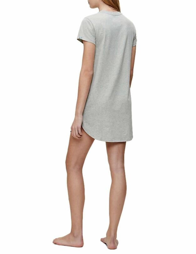 000QS6494E Calvin Klein CK One Lounge Jersey Nightshirt - QS6494E Grey Heather