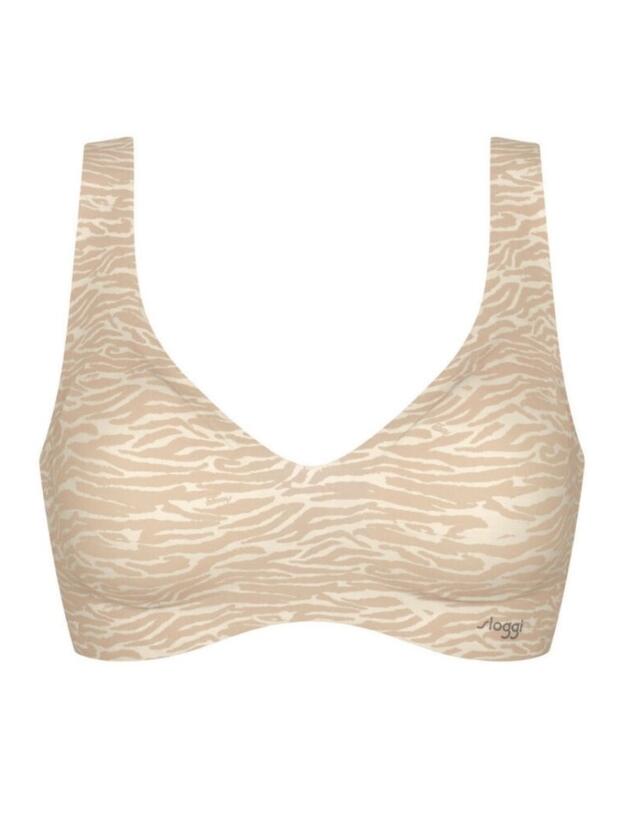 10205296 Sloggi Zero Feel Bralette Print Ex - 10205296 Skin/Light Combination