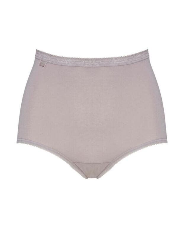 10103326 Sloggi Basic+ 4 Pack Maxi Brief - 10103326 Brown Combination