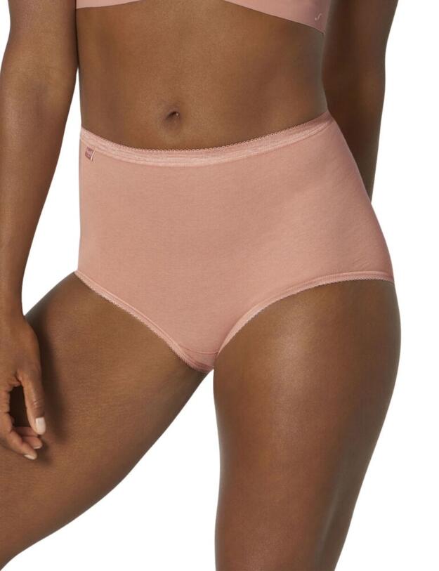 10103326 Sloggi Basic+ 4 Pack Maxi Brief - 10103326 Brown Combination