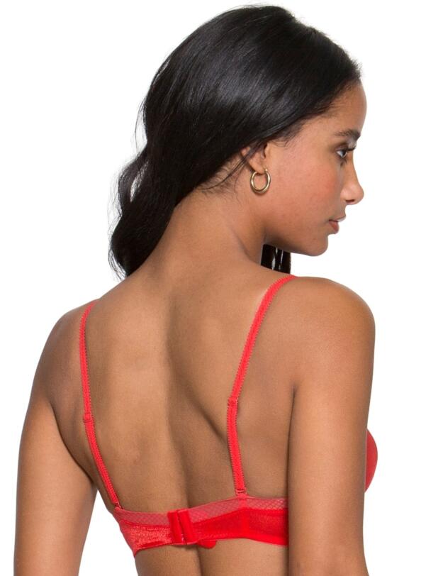 Gossard Glossies Sheer Bra Chilli Red