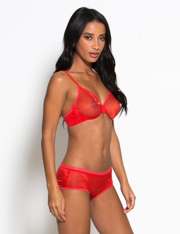 6274 Gossard Glossies Short Brief - 6274 Chilli Red