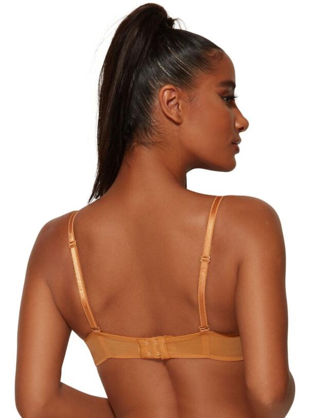 Gossard Glossies Lace Sheer Bra Spiced Honey