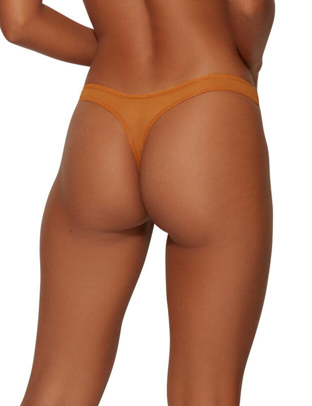 13006 Gossard Glossies Lace Thong - 13006 Spiced Honey