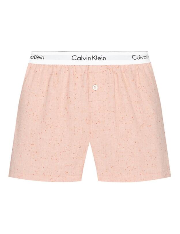 000QS6080E Calvin Klein Wovens Cotton Sleep Shorts - QS6080E Grapefruit Heather