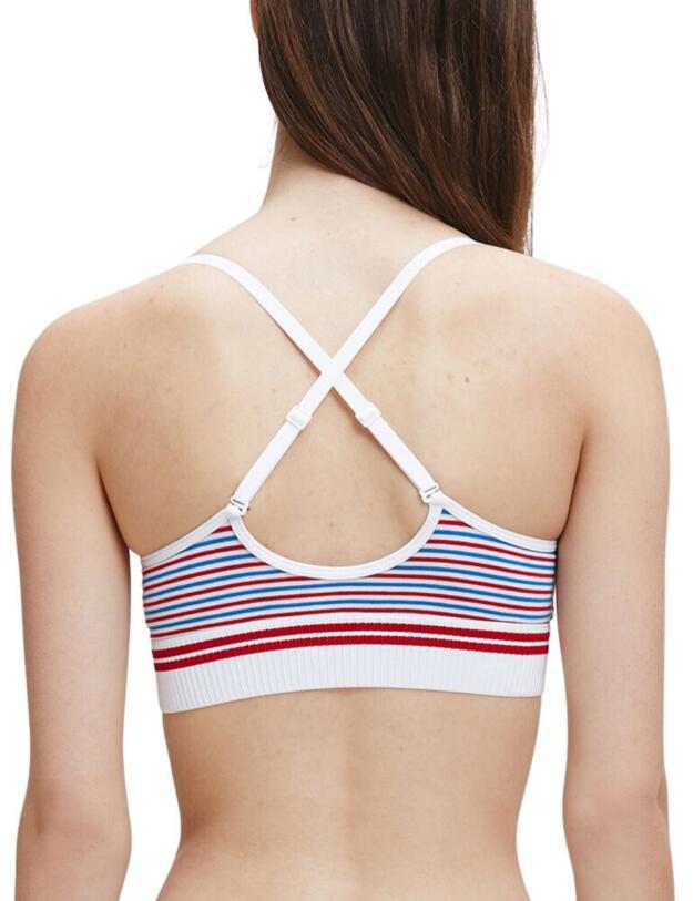 000QF5916E Calvin Klein Lightly Lined Demi Bra - QF5916E Stripe Chilmark