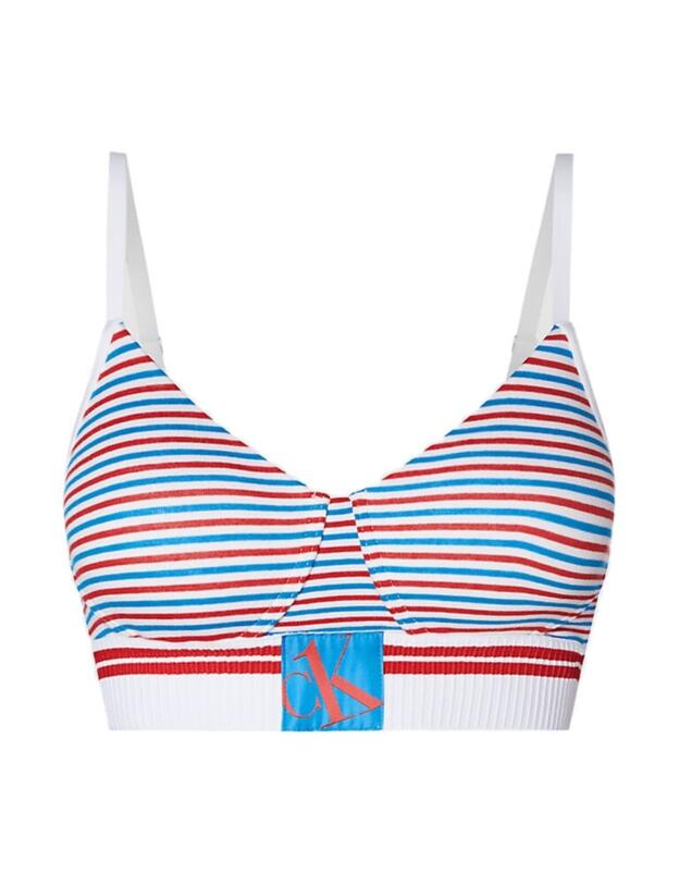 000QF5916E Calvin Klein Lightly Lined Demi Bra - QF5916E Stripe Chilmark