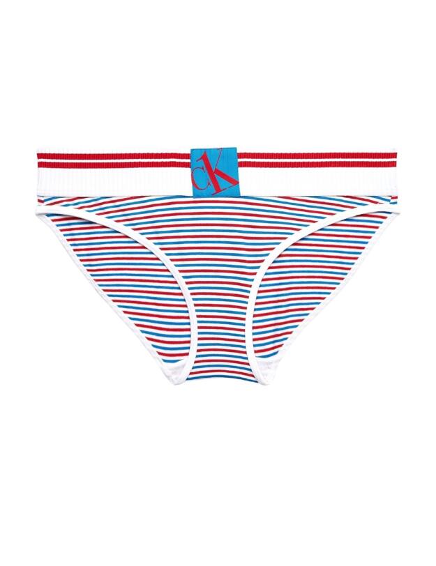 000QF5918E Calvin Klein CK One Bikini Style Brief - QF5918E Stripe Chilmark