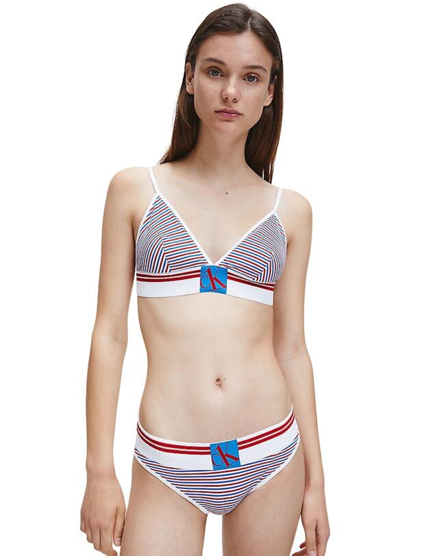 000QF5918E Calvin Klein CK One Bikini Style Brief - QF5918E Stripe Chilmark