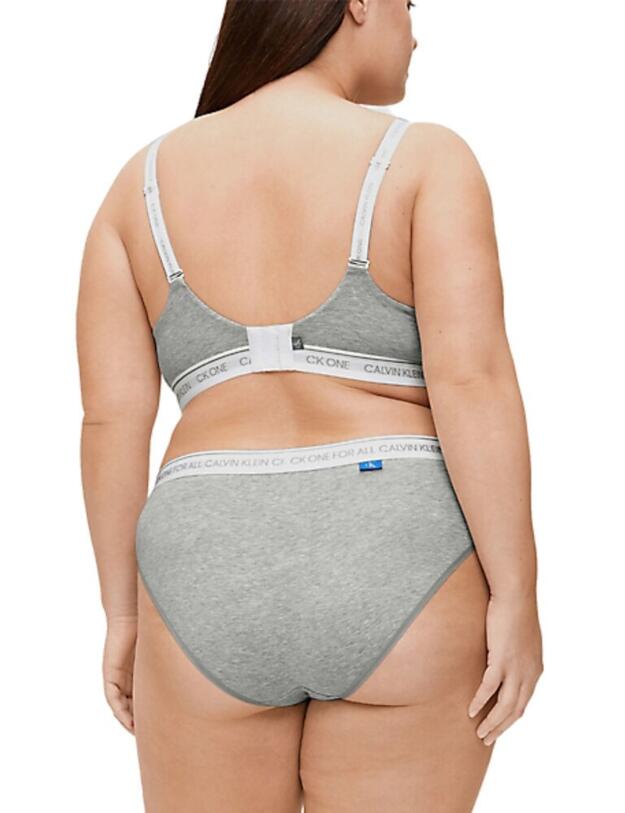 000QF6019E Calvin Klein CK One Cotton Bikini Style Brief - QF6019E Grey Heather