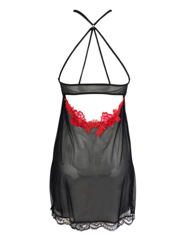 ALG1005 Lise Charmel Baisers De Fleurs Nightdress - ALG1005 Nuit Amarante