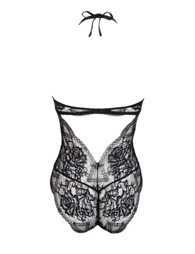 ALG5205 Lise Charmel Baisers De Fleurs Bodysuit - ALG5205 Nuit Amarante