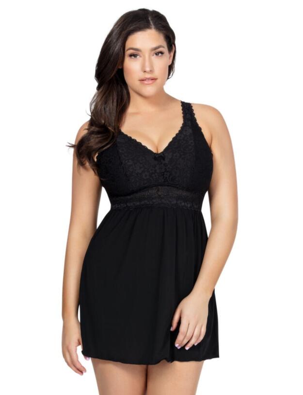 P5488 Parfait Adriana Babydoll - P5488 Black