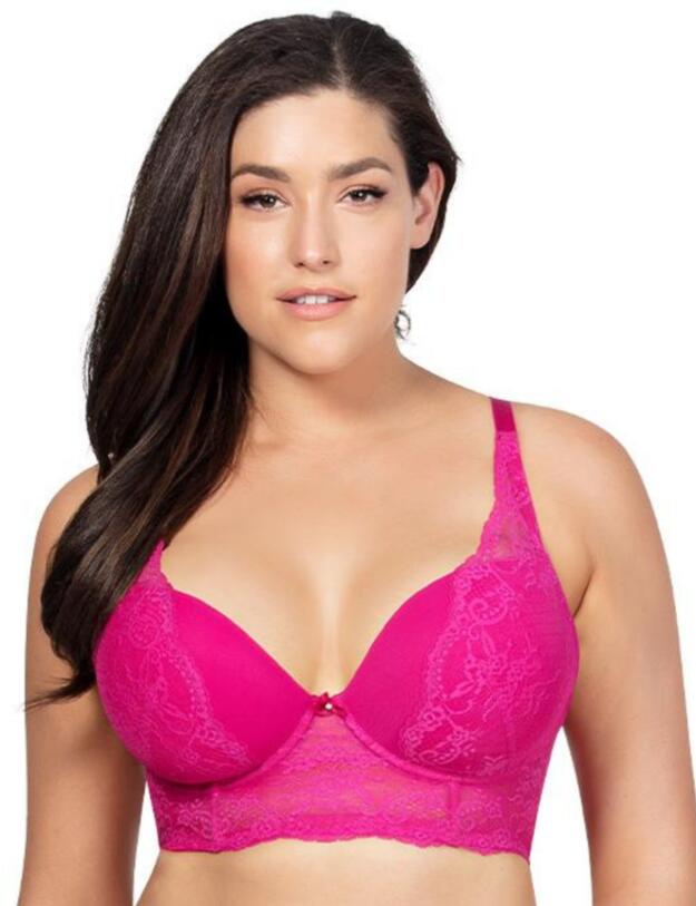 P5351 Parfait Sandrine Longline Plunge Bra - P5351 Wild Pink