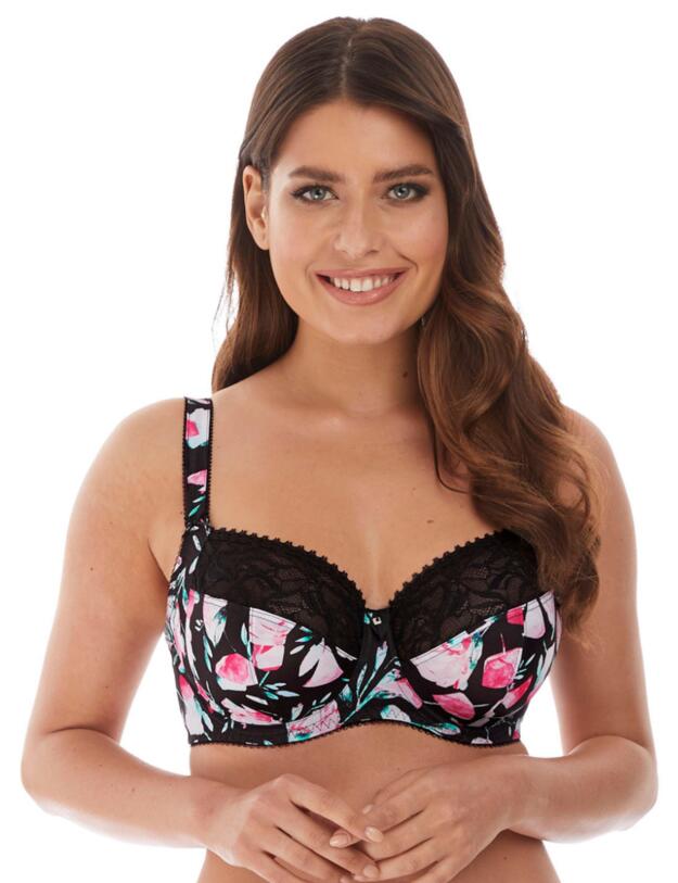 6852 Fantasie Frances Underwired Side Support Bra  - 6852 Black