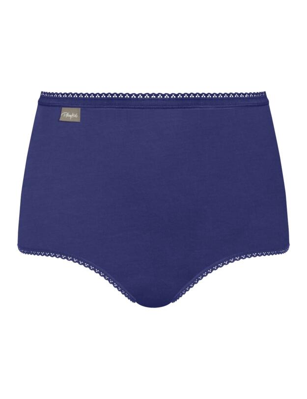 P00BQ Playtex Cherish Pure Cotton 3 Pack Maxi Brief - P00BQ/3 Print/White/Blue 