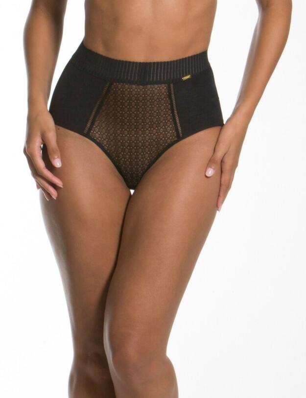 16903 Gossard Graphic Luxe Deep Brief - 16903 Black