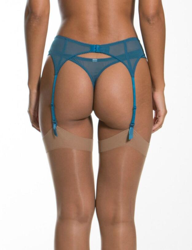 7712 Gossard Superboost Lace Suspender Belt - 7712 Ink Blue