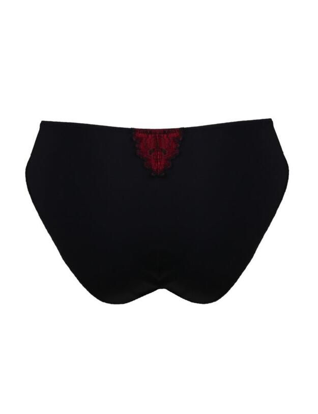18704 Pour Moi Decadence Brief - 18704 Red/Black