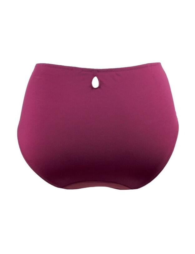 3804B Pour Moi Imogen Rose Embroidered Brief - 3804B Plum/Rose