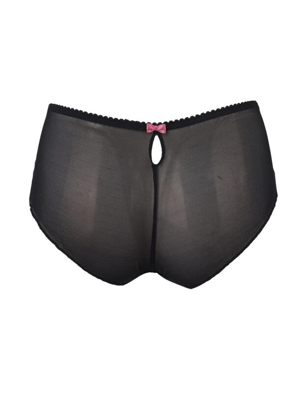 7703 Pour Moi St Tropez Short Brief - 7703 Black/Pink/Orange
