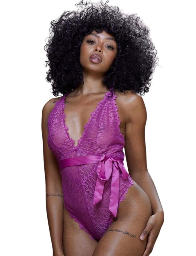 PPHUS028V Playful Promises Hustler Margot Plunge Body - PPHUS028V Violet