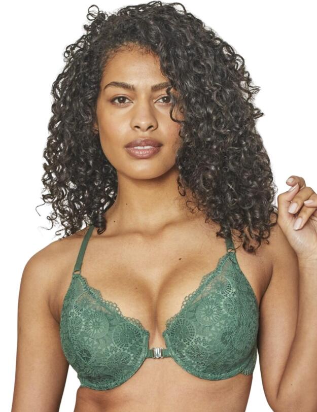 182900 Pour Moi Love Front Fastening Padded Bra - 182900 Forest