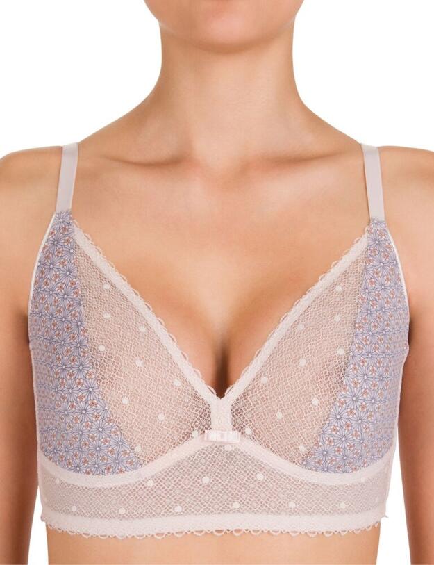 803857 Felina Capri Bralette Bra - 803857 Dusty Rose