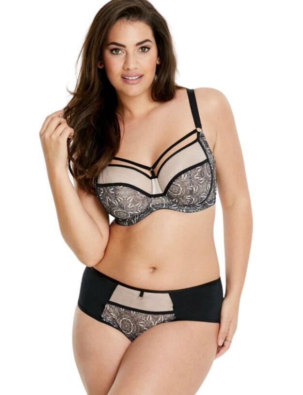 9692 Sculptresse by Panache Dionne Midi Brief - 9692 Lace Print