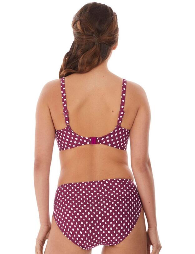 6725 Fantasie Santa Monica Mid Rise Bikini Brief - 6725 Garnet