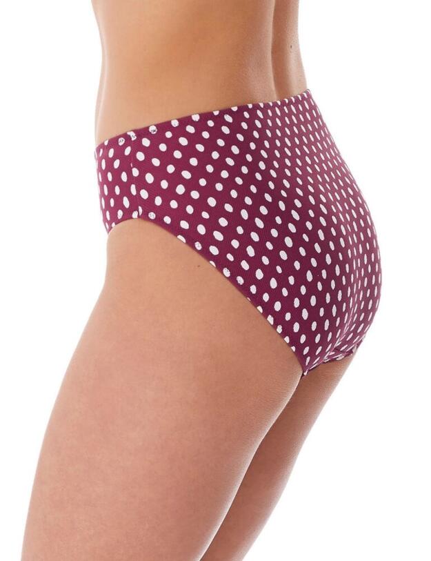 6725 Fantasie Santa Monica Mid Rise Bikini Brief - 6725 Garnet