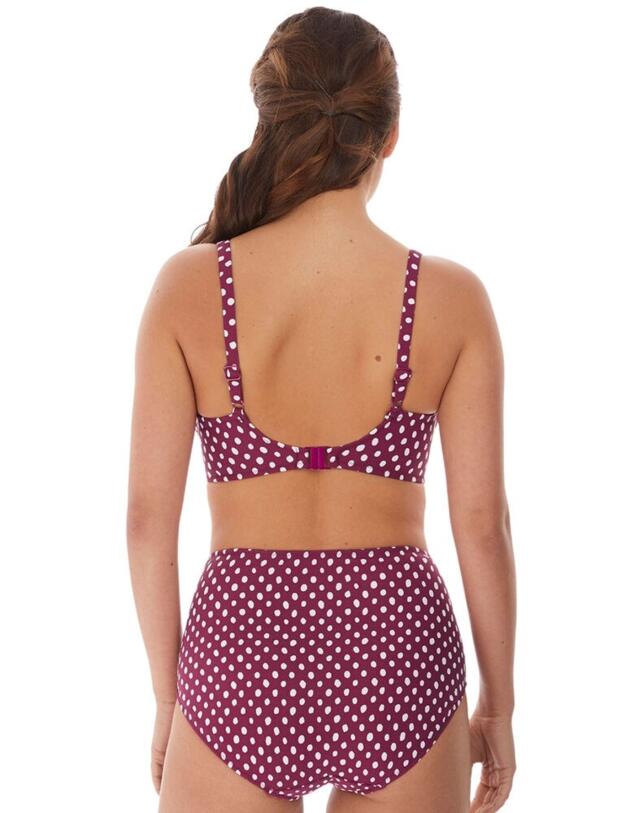 Fantasie Santa Monica High Waist Bikini Brief Garnet