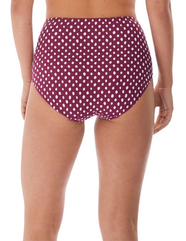 Fantasie Santa Monica High Waist Bikini Brief Garnet