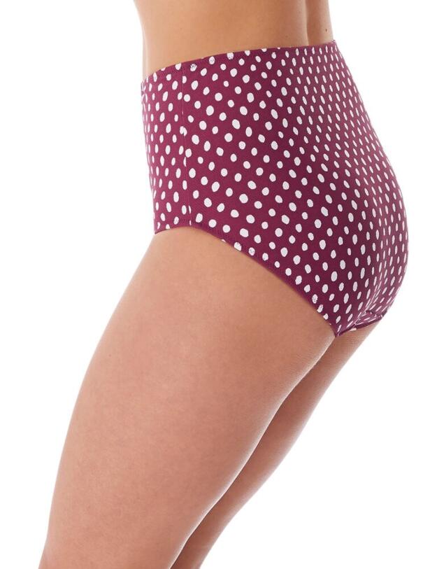 Fantasie Santa Monica High Waist Bikini Brief Garnet