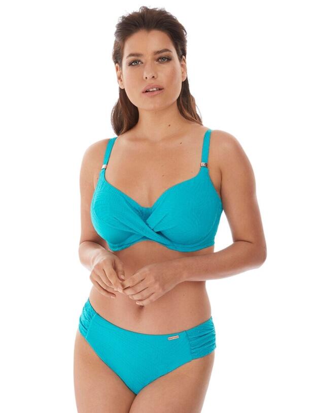 6355 Fantasie Ottawa Wrap Front Full Cup Bikini Top - 6355 Aquamarine 