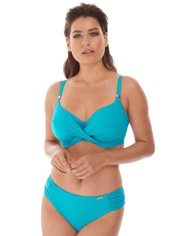 6358 Fantasie Ottawa Mid Rise Bikini Brief - 6358 Aquamarine 