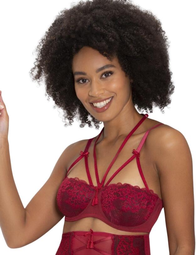 54002 Pour Moi Hush Underwired Balcony Bra - 54002 Ruby