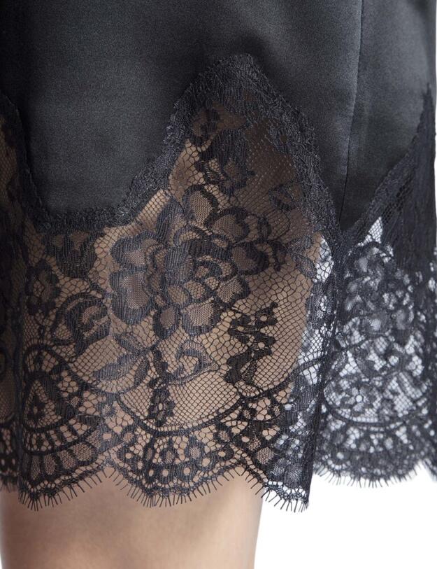 MS65 Aubade Soie D Amour Kimono - MS65 Noir 